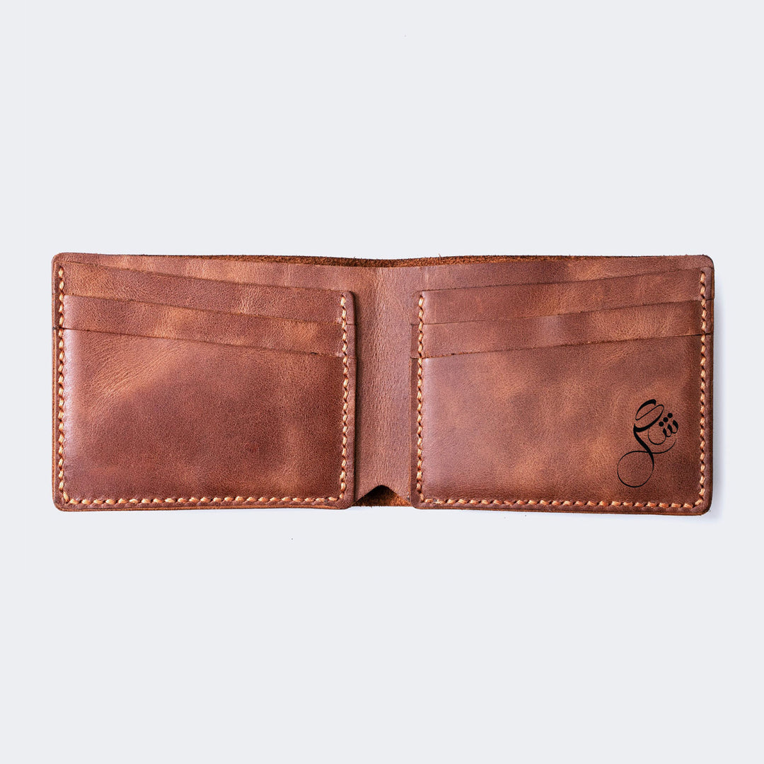 Classic Bifold Leather Wallet - WAD013