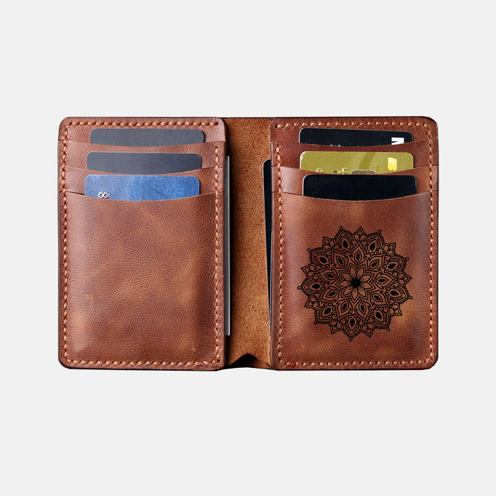 XL Vertical Wallet with Cash Pocket - WAD014