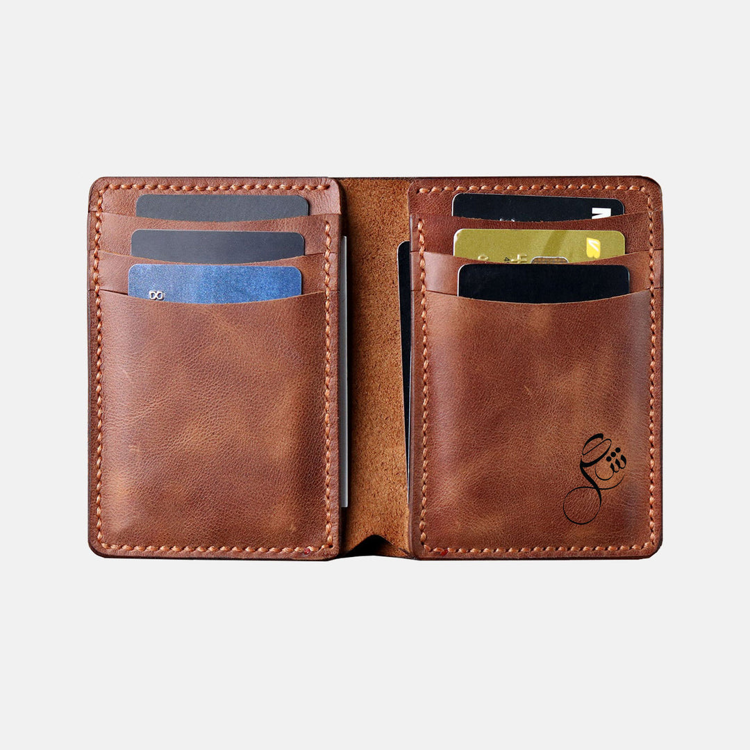 XL Vertical Wallet with Cash Pocket - WAD014