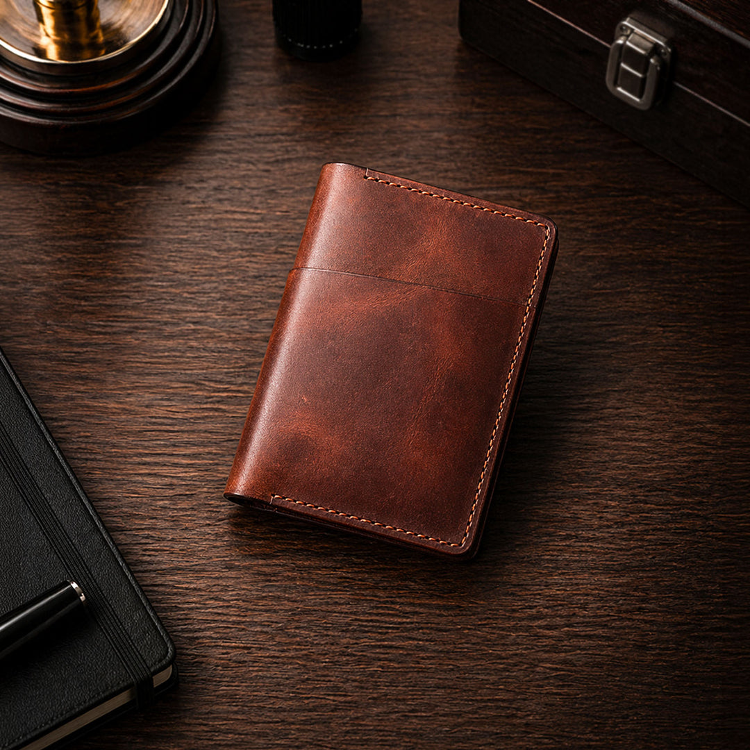 XL Vertical Wallet with Cash Pocket - WAD014