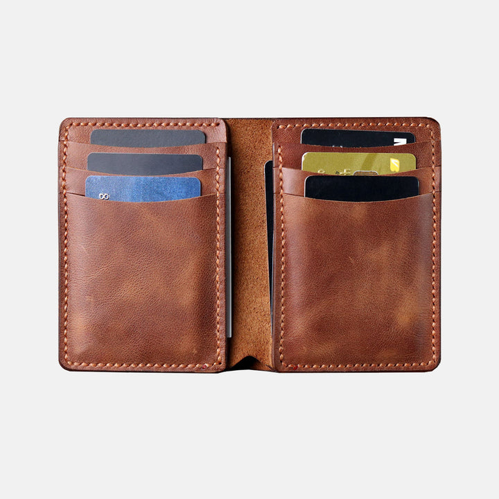 XL Vertical Wallet with Cash Pocket - WAD014