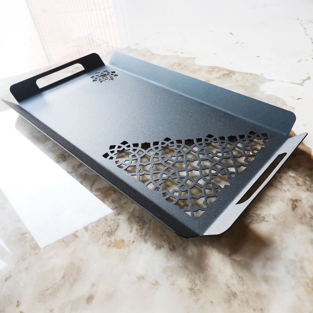 Metal Islamic Serving Tray - WAMH182
