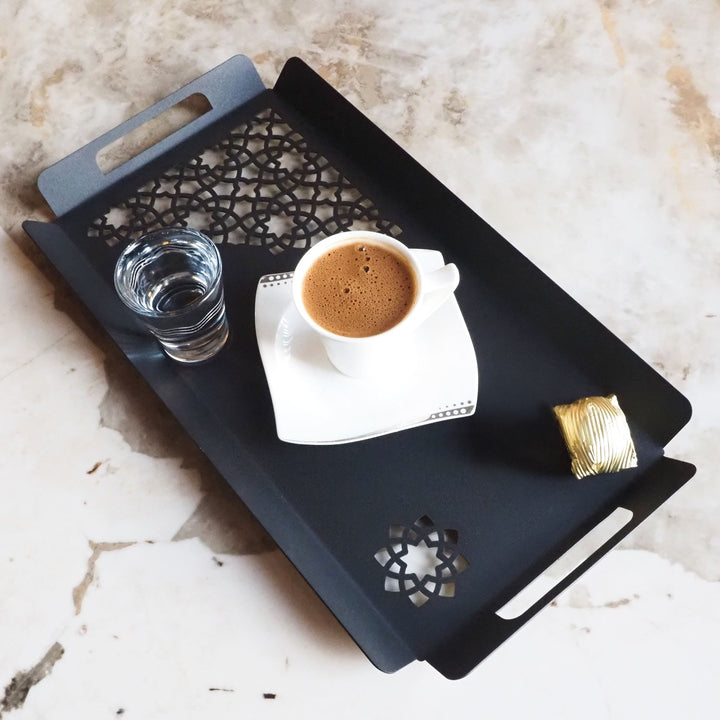 Metal Islamic Serving Tray - WAMH182