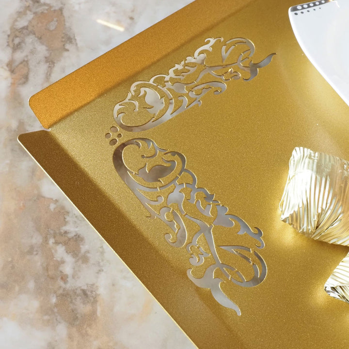 Metal Islamic Serving Tray  - WAMH189