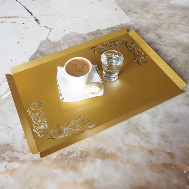 Metal Islamic Serving Tray  - WAMH189