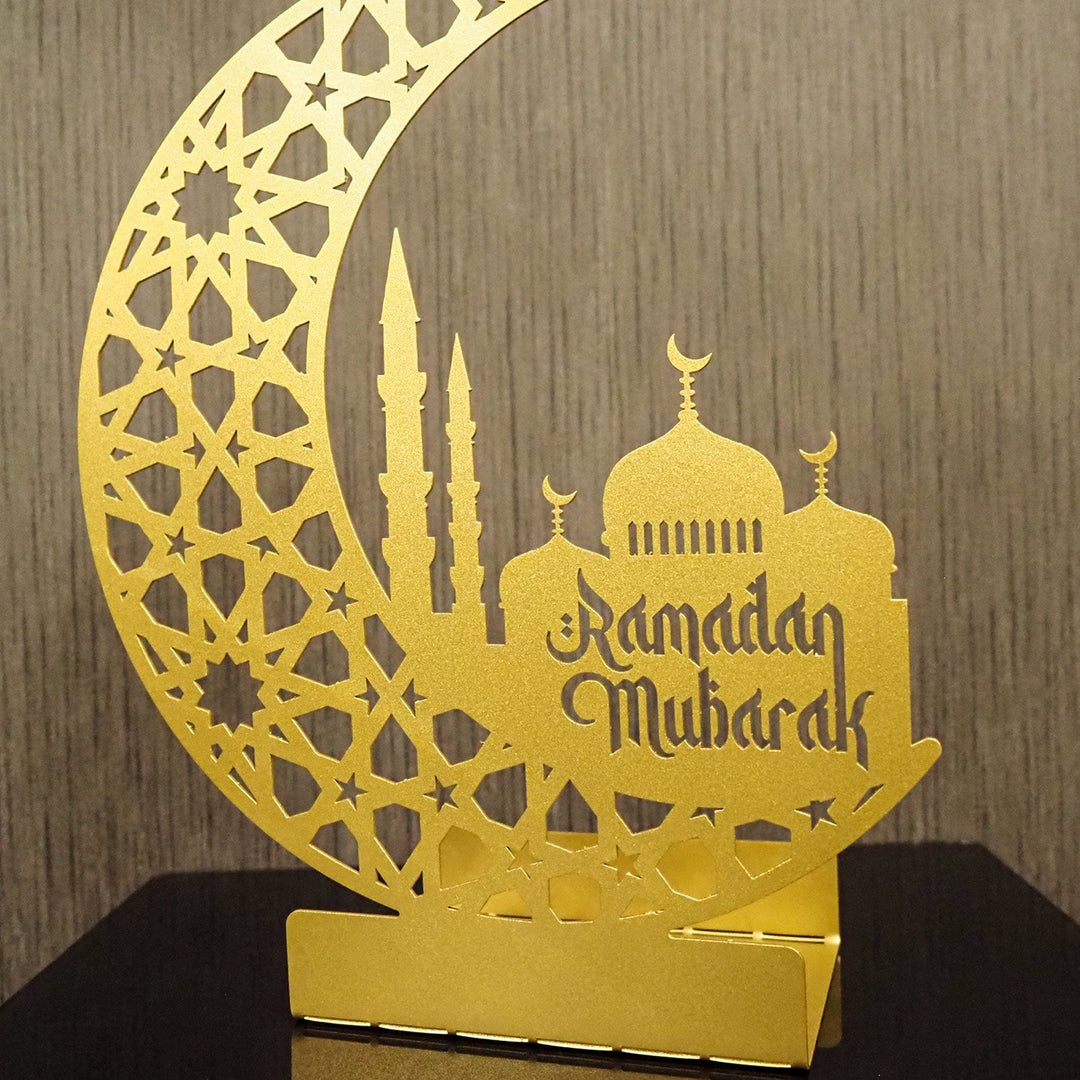Ramadan Mubarak Metal Candle Holder - WAMH191