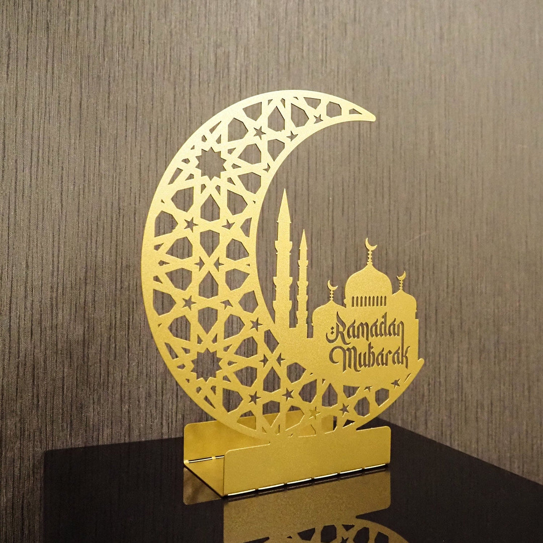 Ramadan Mubarak Metal Candle Holder - WAMH191
