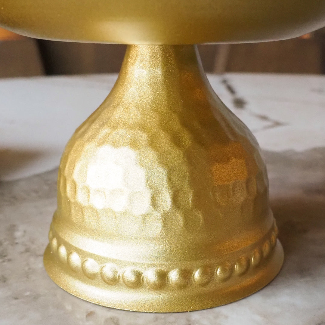 Metal Pedestal Bowl - WAMH195