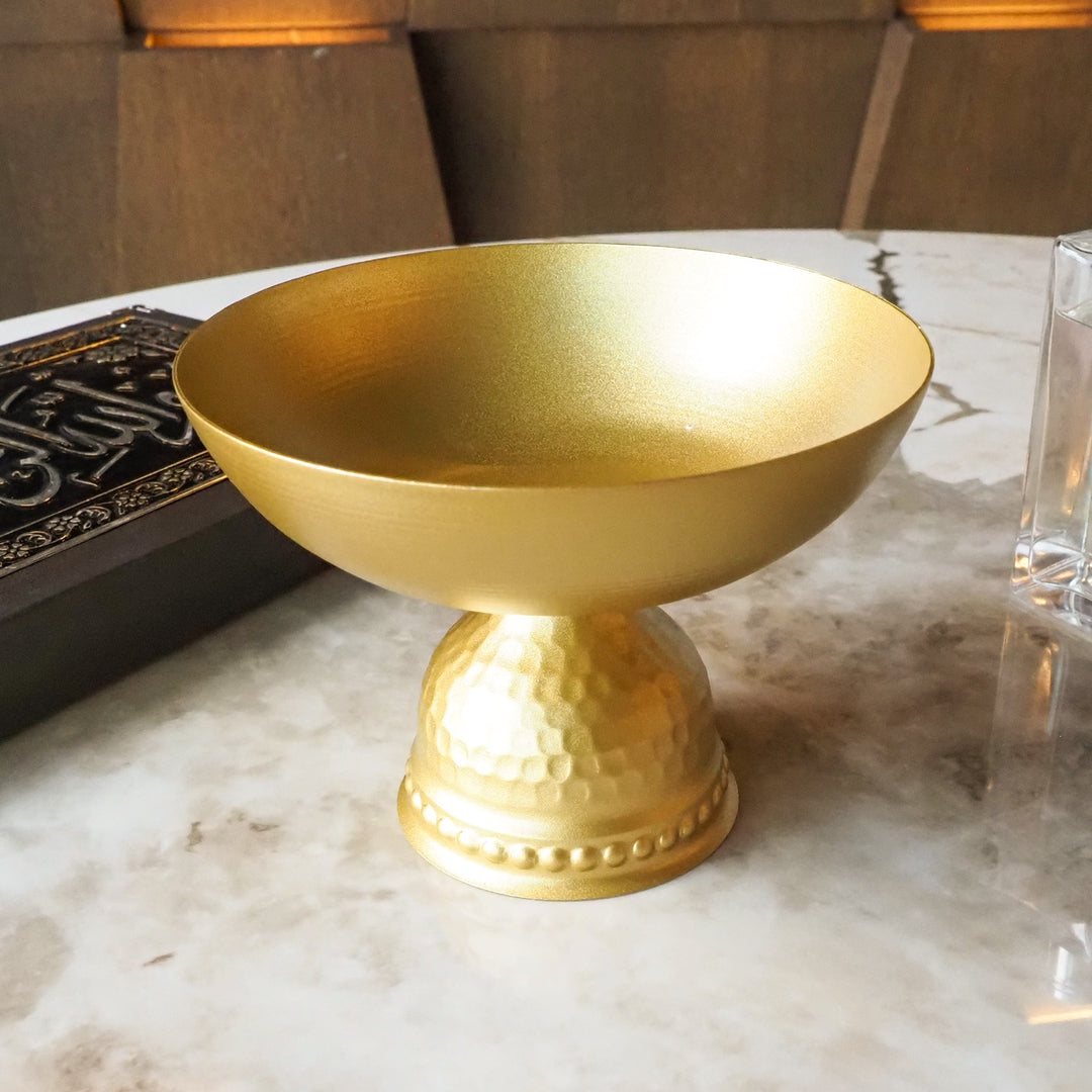 Metal Pedestal Bowl - WAMH195