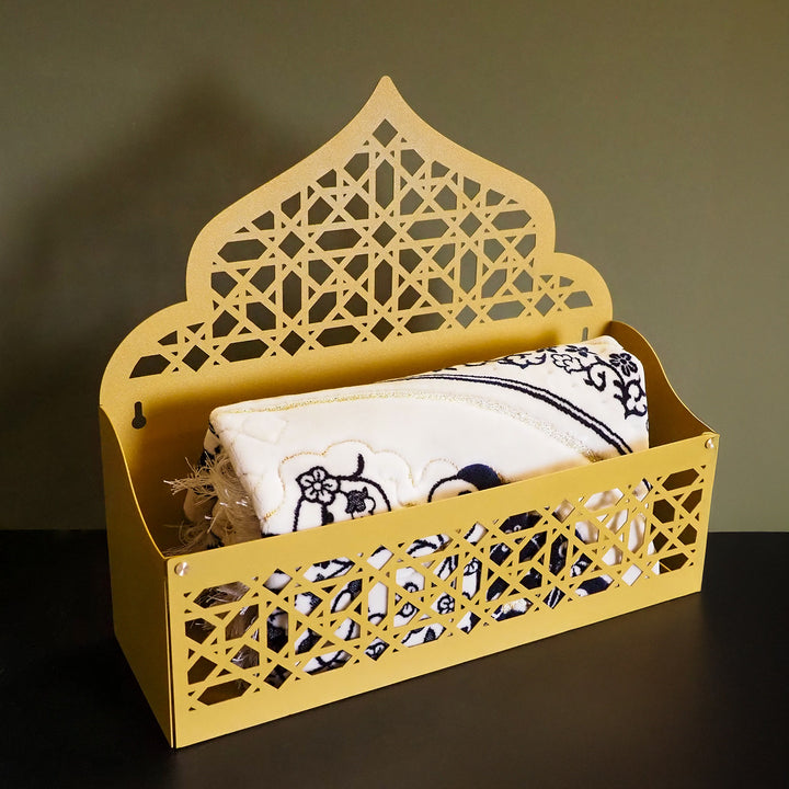 Metal Islamic Organizer for Wall or Tabletop (Mihrab-Shaped) – WAMH200