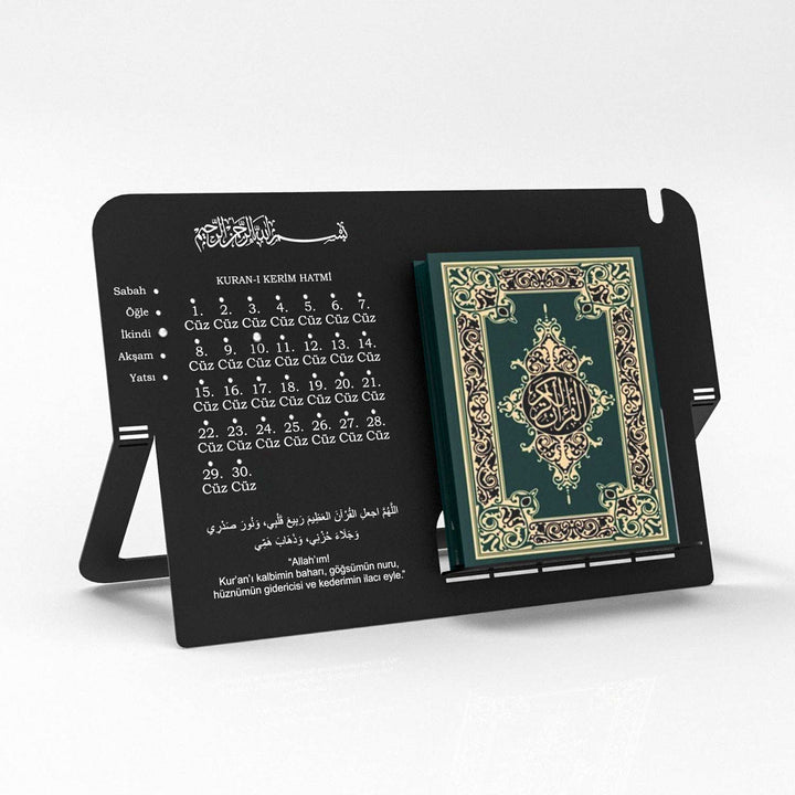 Metal Quran Stand with Juz Progress Tracker (Turkish) - WAMH203
