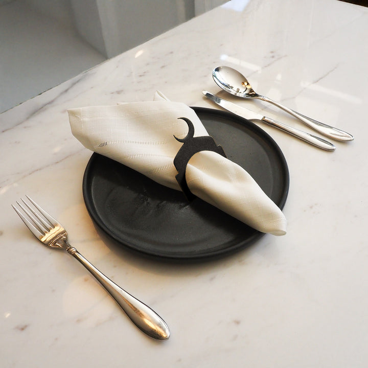 Metal Hilal Napkin Ring (Set of 12) - WAMH204