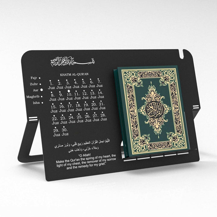 Metal Quran Stand with Juz Progress Tracker - WAMH207