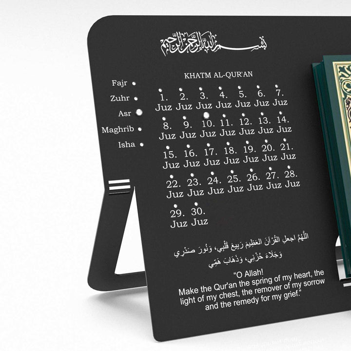 Metal Quran Stand with Juz Progress Tracker - WAMH207