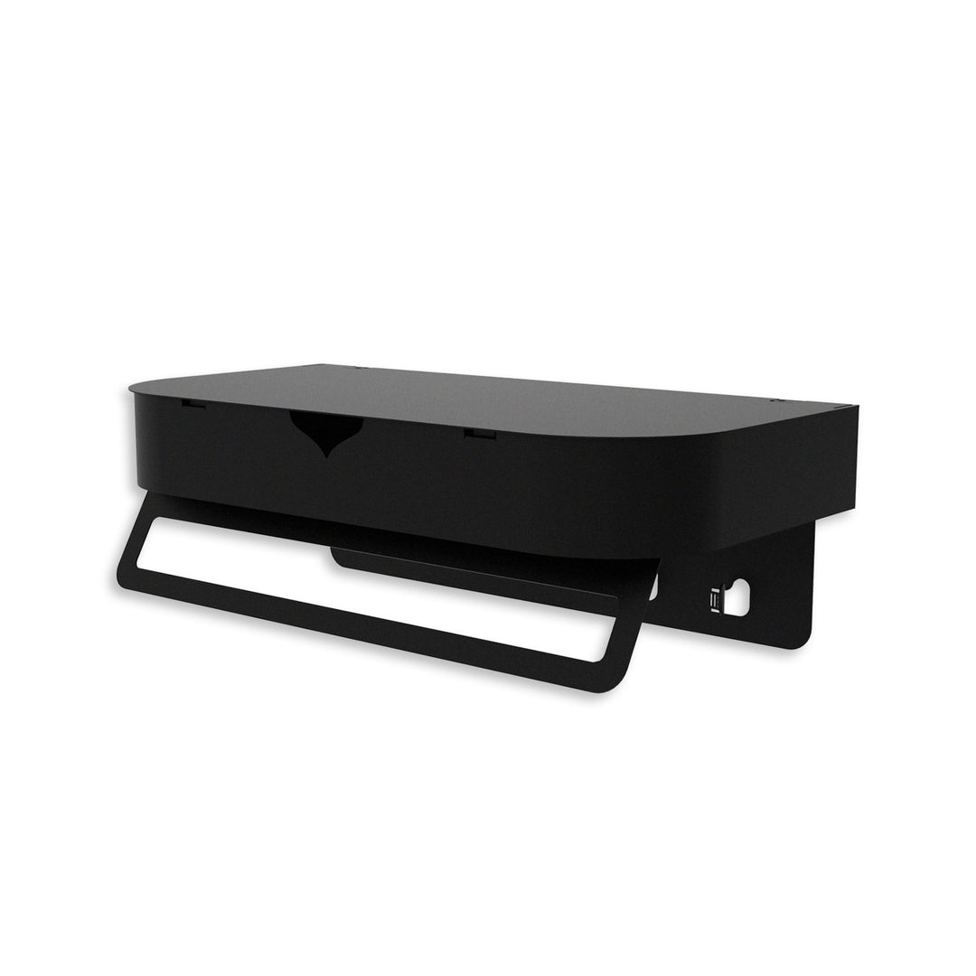 Sefa Metal Organizer Wall Shelf with Mirror - WAMH209