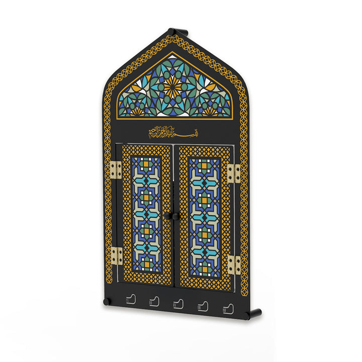 Metal Islamic Wall Display Cabinet (Mihrab Shaped) - WAMH210