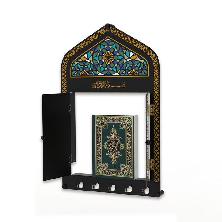 Metal Islamic Wall Display Cabinet (Mihrab Shaped) - WAMH210