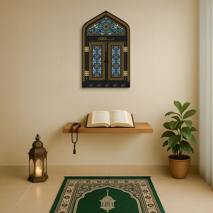 Metal Islamic Wall Display Cabinet (Mihrab Shaped) - WAMH210