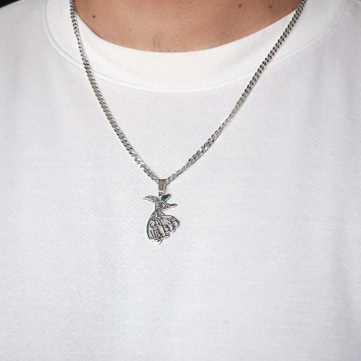 Whirling Dervish Silver Necklace - WAMT040
