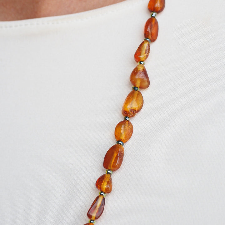 Natural Amber Necklace for Women - WAMT050