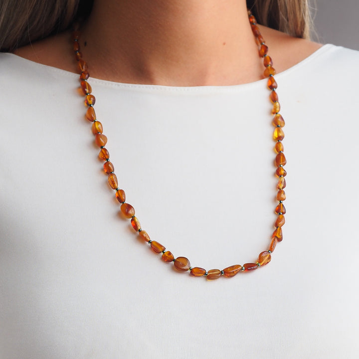 Natural Amber Necklace for Women - WAMT050