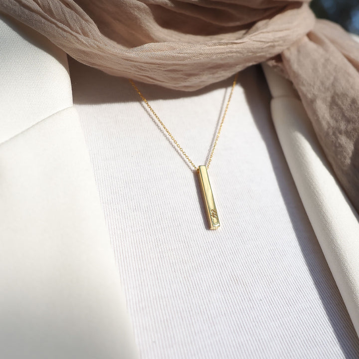 Custom Name Silver Necklace - WAMT072