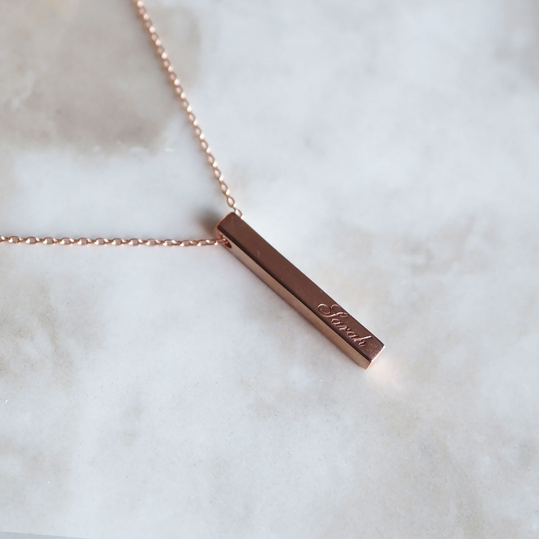 Custom Name Silver Necklace - WAMT072