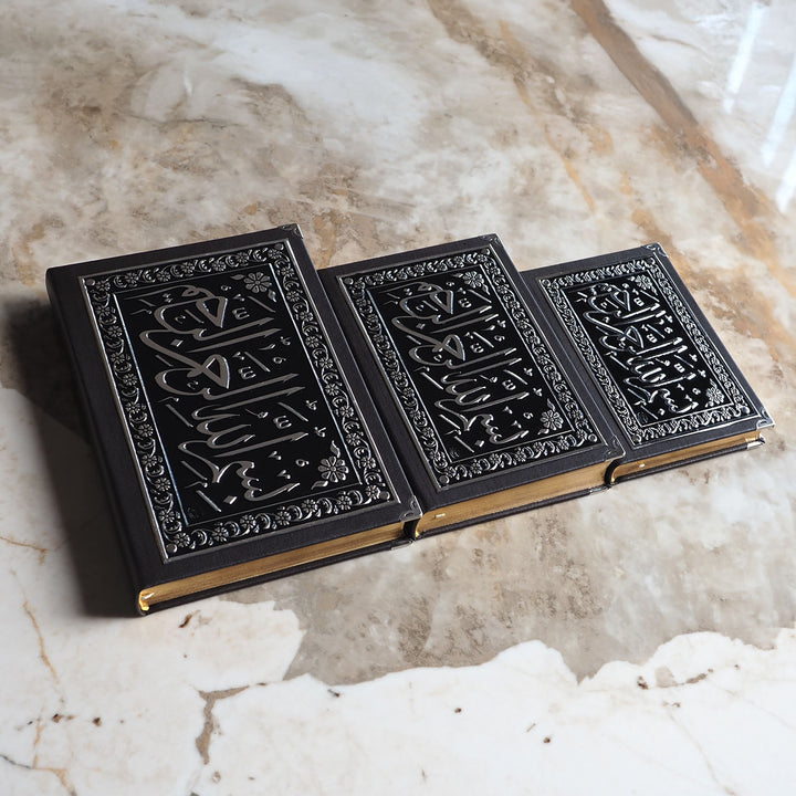 Exclusive Silver Inlaid Hardcover Holy Quran – WAP019