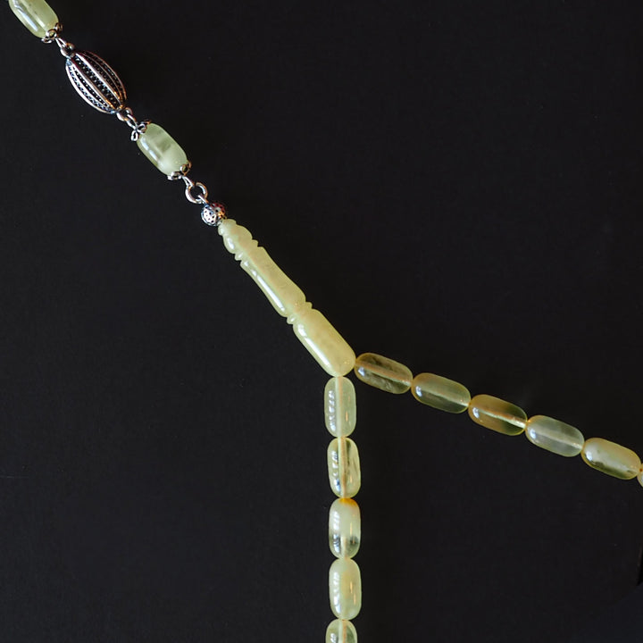 Genuine Baltic Amber Tasbeeh with Special Silver Tassel – WATD104