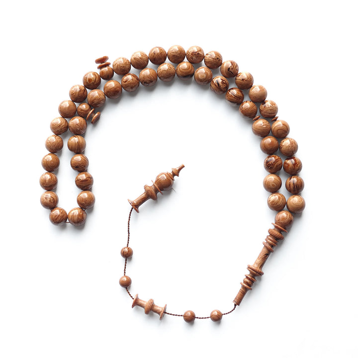 Mastercrafted 45 Beads Catalin Tasbeeh (Sphere Cut - Streaked) – WATD133