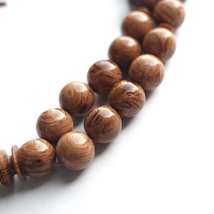 Mastercrafted 45 Beads Catalin Tasbeeh (Sphere Cut - Streaked) – WATD133