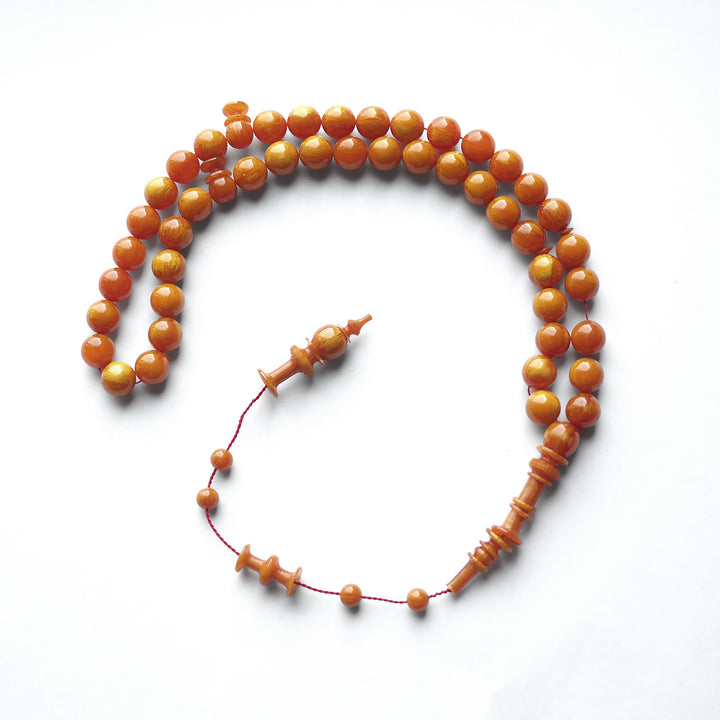 Mastercrafted 45 Beads Catalin Tasbeeh (Sphere Cut - Streaked) – WATD134