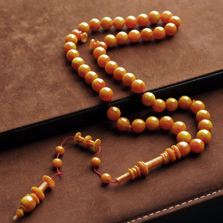 Mastercrafted 45 Beads Catalin Tasbeeh (Sphere Cut - Streaked) – WATD134