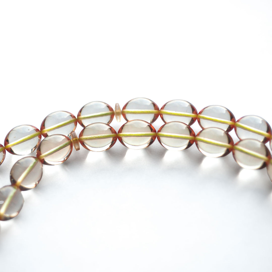 Handcrafted Fire Amber Tasbeeh (Oval-Cut Beads) – WATD146