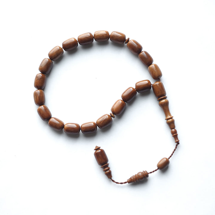 Natural Kuka Wood Tasbeeh (Mascot Size) - WATD158