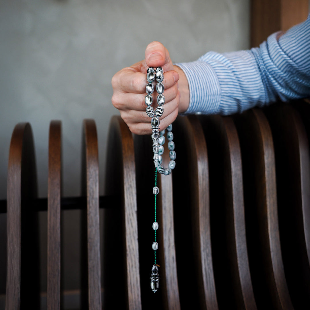 Handcrafted French Galalith Tasbeeh – WATD166