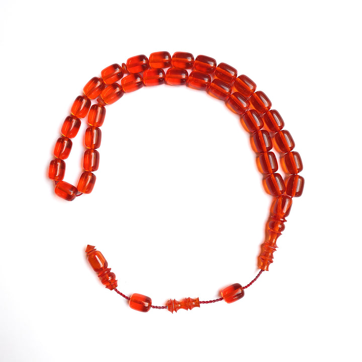 Streaked Imam Beads Pressed Fire Tasbeeh – WATD176