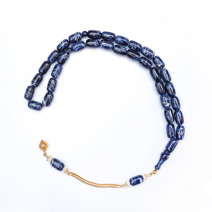 Mastercrafted Catalin Tasbeeh with Special Silver Tassel (Capsule-Cut) – WATD188