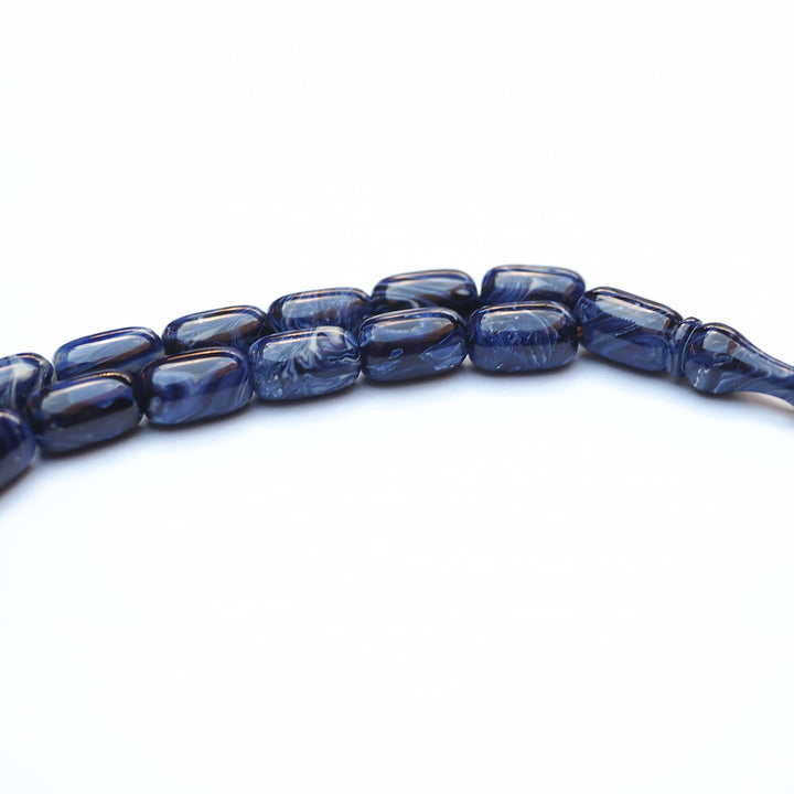 Mastercrafted Catalin Tasbeeh with Special Silver Tassel (Capsule-Cut) – WATD188