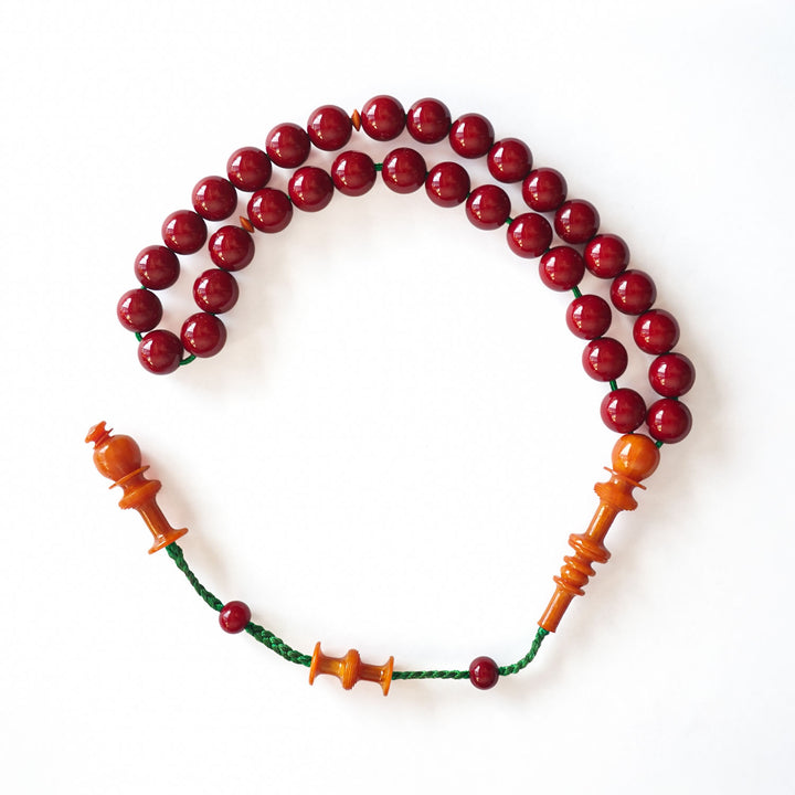 Handcrafted Amber Tasbeeh Ottoman-Style Vase Model – WATD191