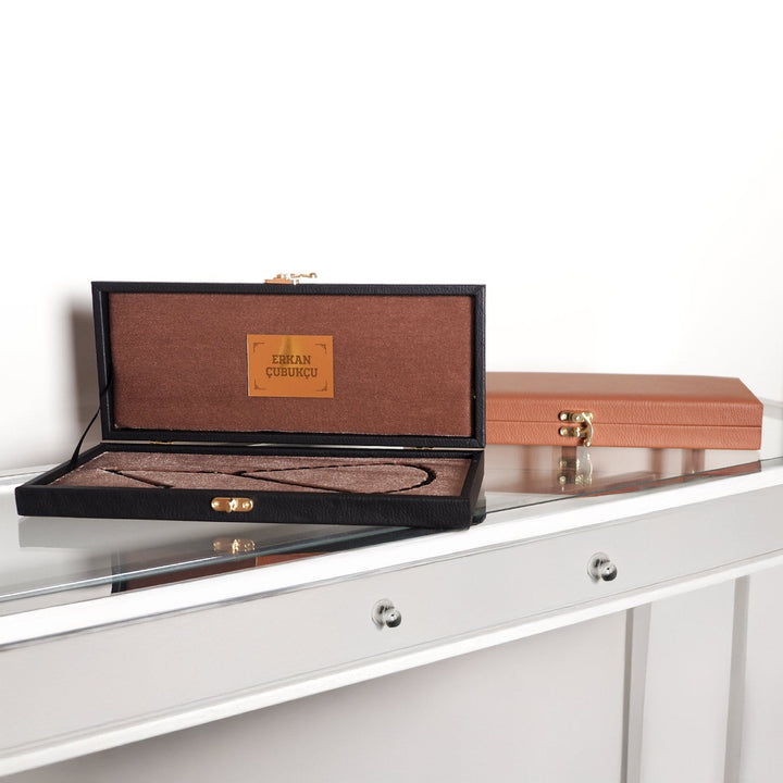 Mastercrafted Diamond-Detailed Black Pressed Amber Tasbeeh (Special Box) – WATD195