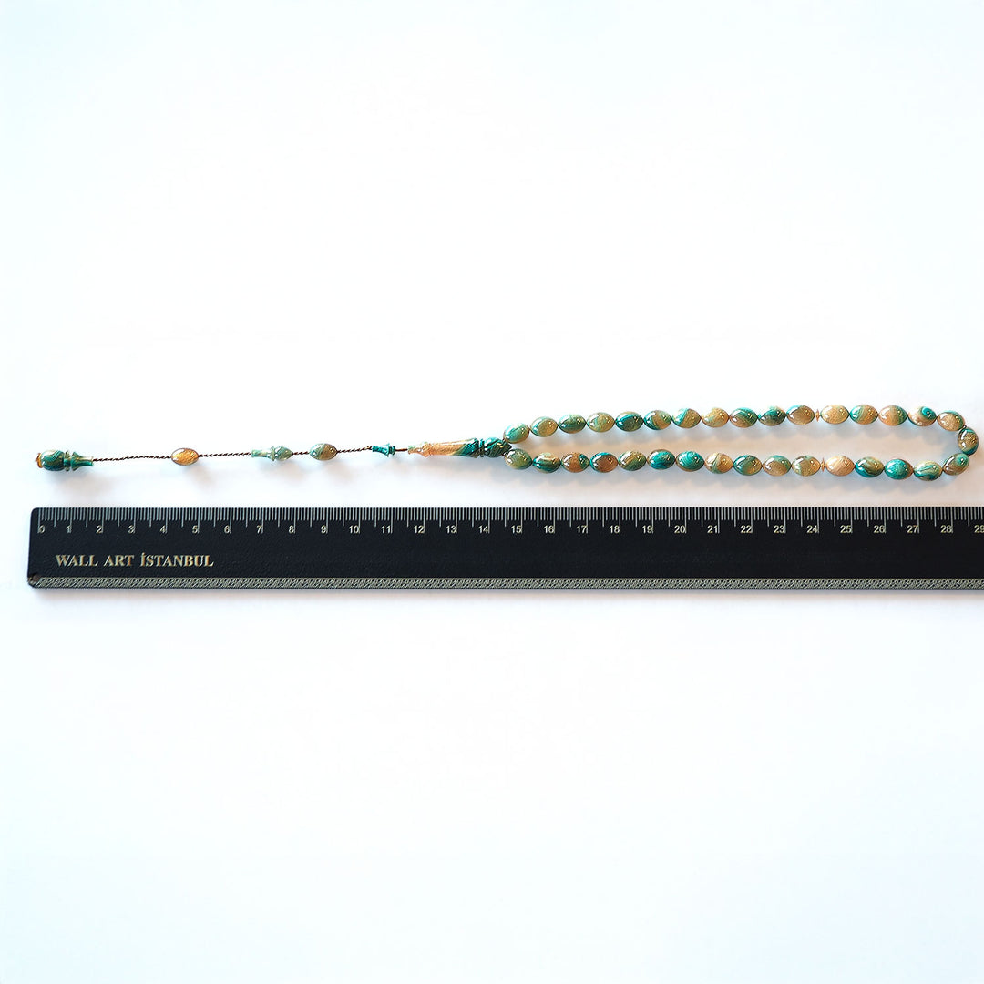 Catalin Oval-Cut Bureaucrat-Size Tasbeeh - WATD204