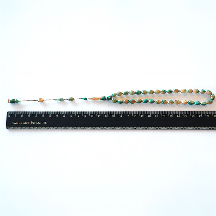 Catalin Oval-Cut Bureaucrat-Size Tasbeeh - WATD204