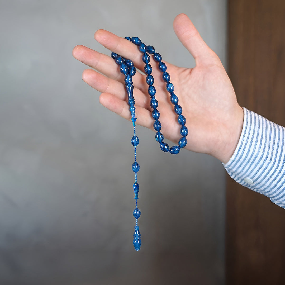 Catalin Oval-Cut Bureaucrat-Size Tasbeeh - WATD205