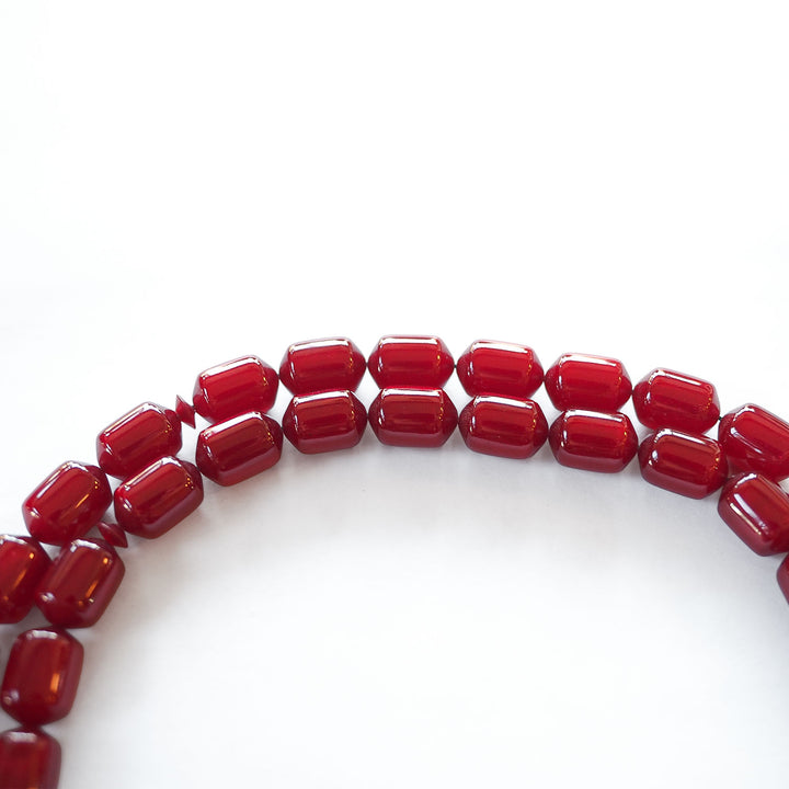 Tapered Capsule Pressed Amber Tasbeeh - WATD206