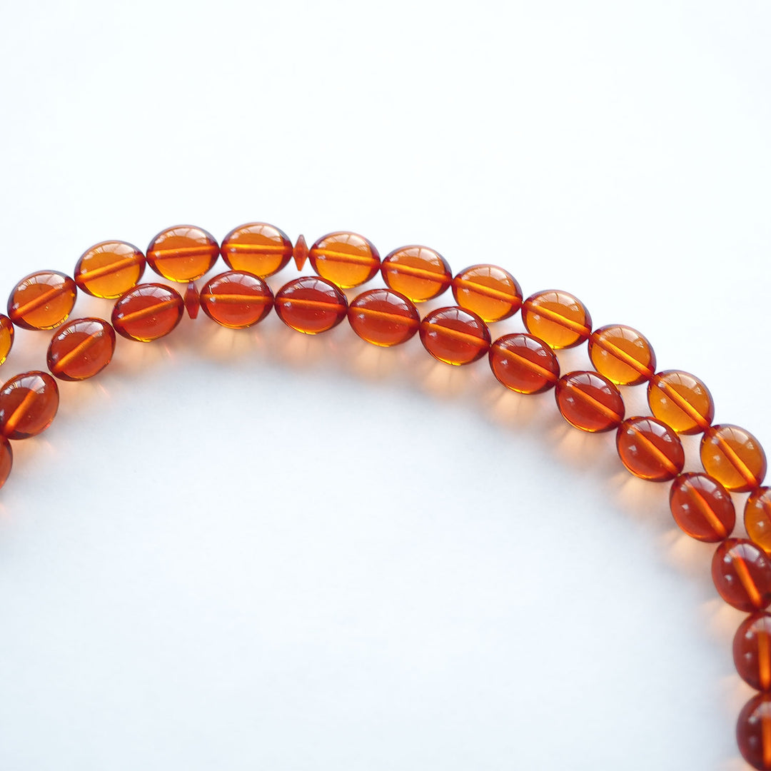 Fire Amber Egg-Cut Tasbeeh – WATD210