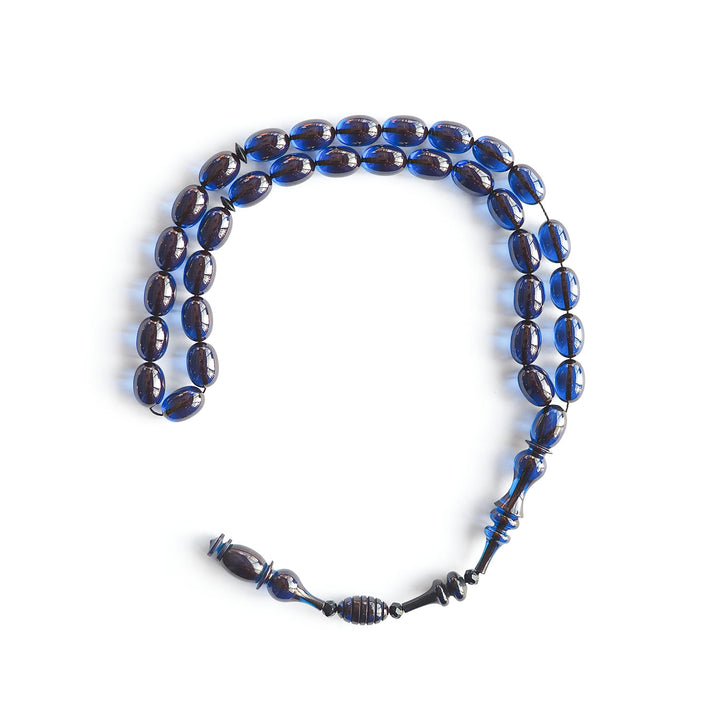 Şenalp Model Fire Amber Egg-Cut Tasbeeh – WATD220