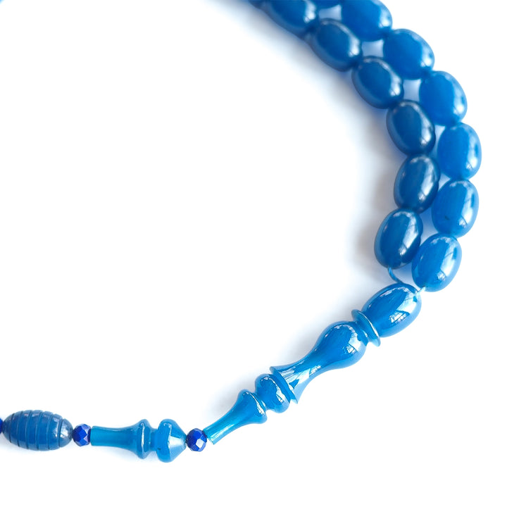 Şenalp Model Fire Amber Egg-Cut Tasbeeh – WATD225