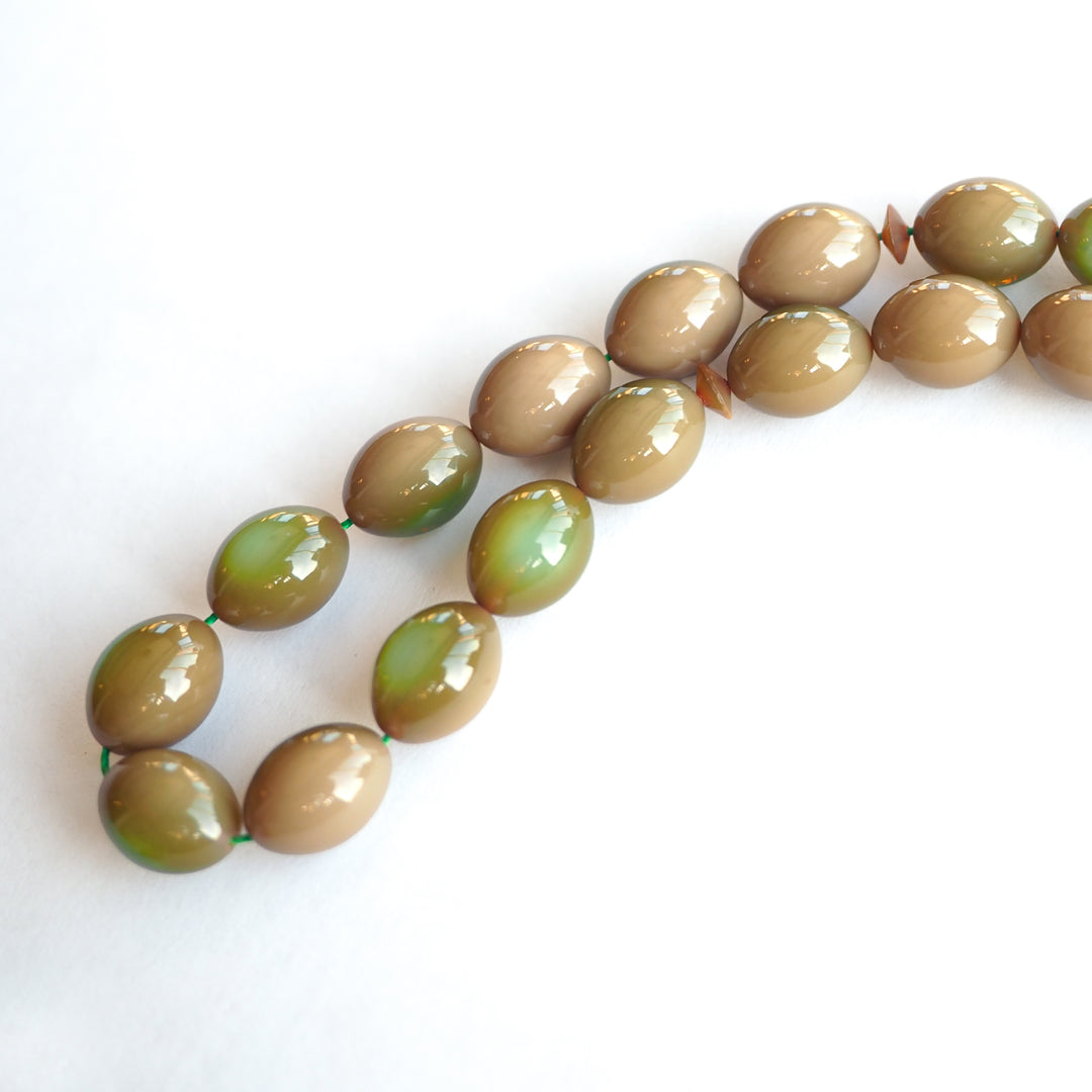 Pressed Amber Oval-Cut Tasbeeh – WATD234