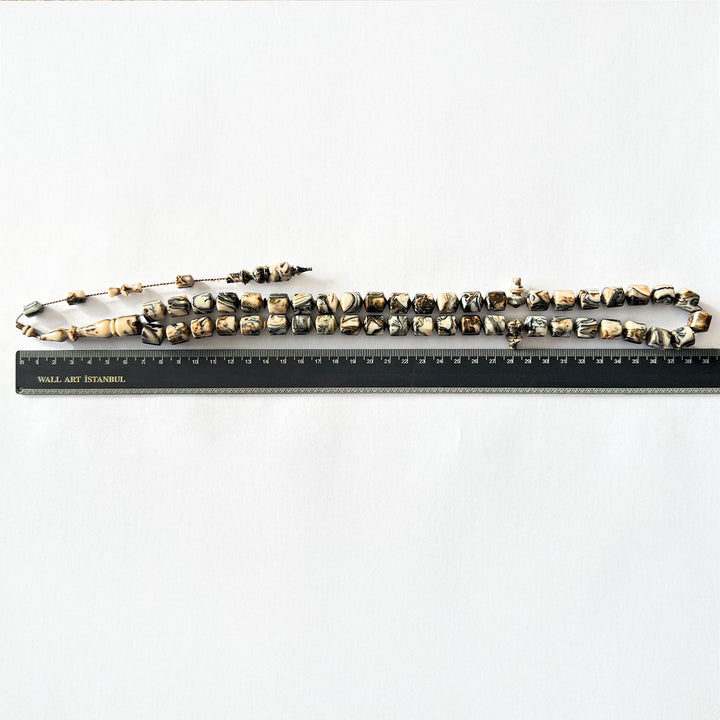 45-Bead Catalin Tasbeeh with Pointed Capsule Ends - WATD251